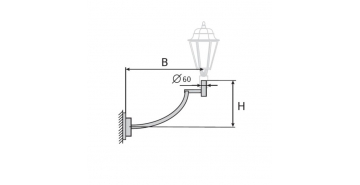 К41-0,3-0,6-12-5 кронштейн однорожковый