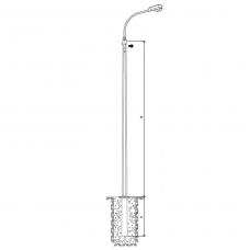 Опора МКС-12Ф-1,3